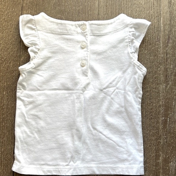 EUC Janie and Jack Flower Sunglass Sleeveless Shirt - Picture 7 of 7